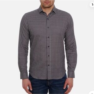 Robert Graham Weylin Black and White Checkered Men’s Shirt